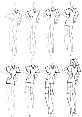 282x400 Fashion Drawing How To Sketch A Basic Figure - Sketch Dummy
