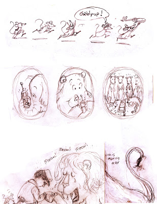 309x400 Fox In Socks Quick Sketchesideas For Book Dummy - Sketch Dummy