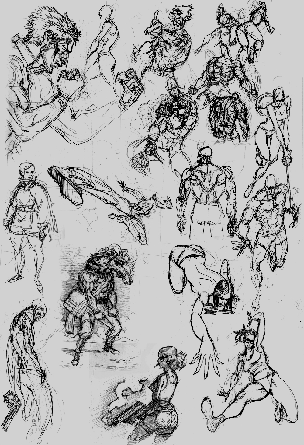 1000x1462 Sketch Dump 001 Afu Chan Blog - Sketch Dump