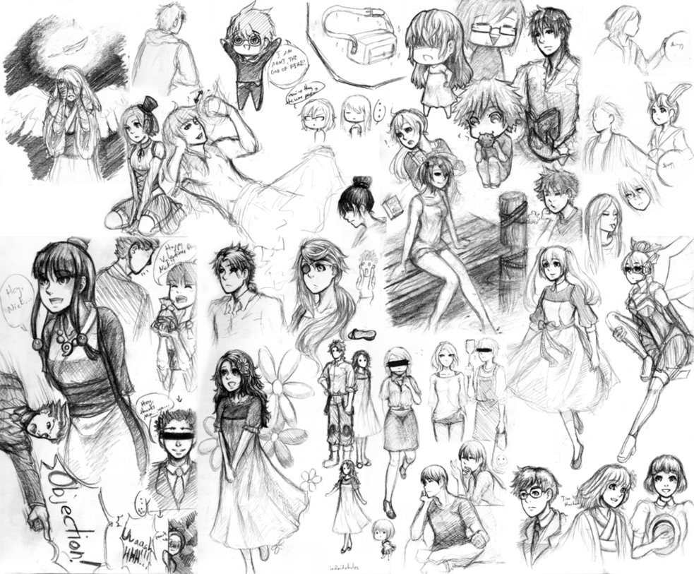 983x813 Sketch Dump By Yumekioku - Sketch Dump