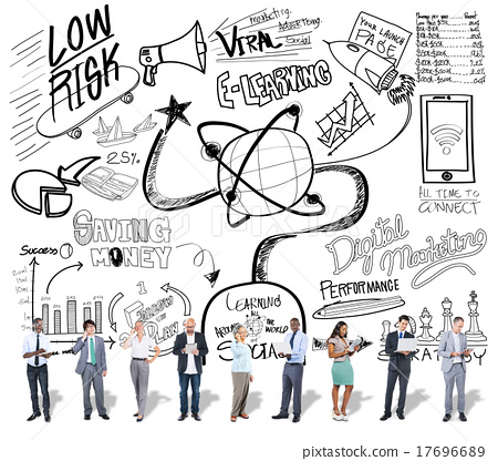 450x416 E Learning Education Sketch Drawing Doodle Concept - Sketch Education