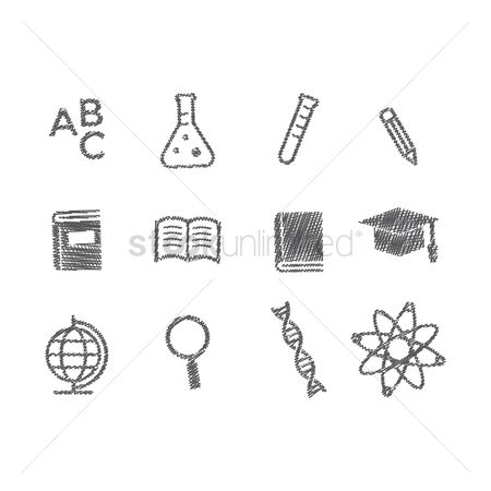 450x450 Free Graduation Cap Sketch Stock Vectors Stockunlimited - Sketch Education