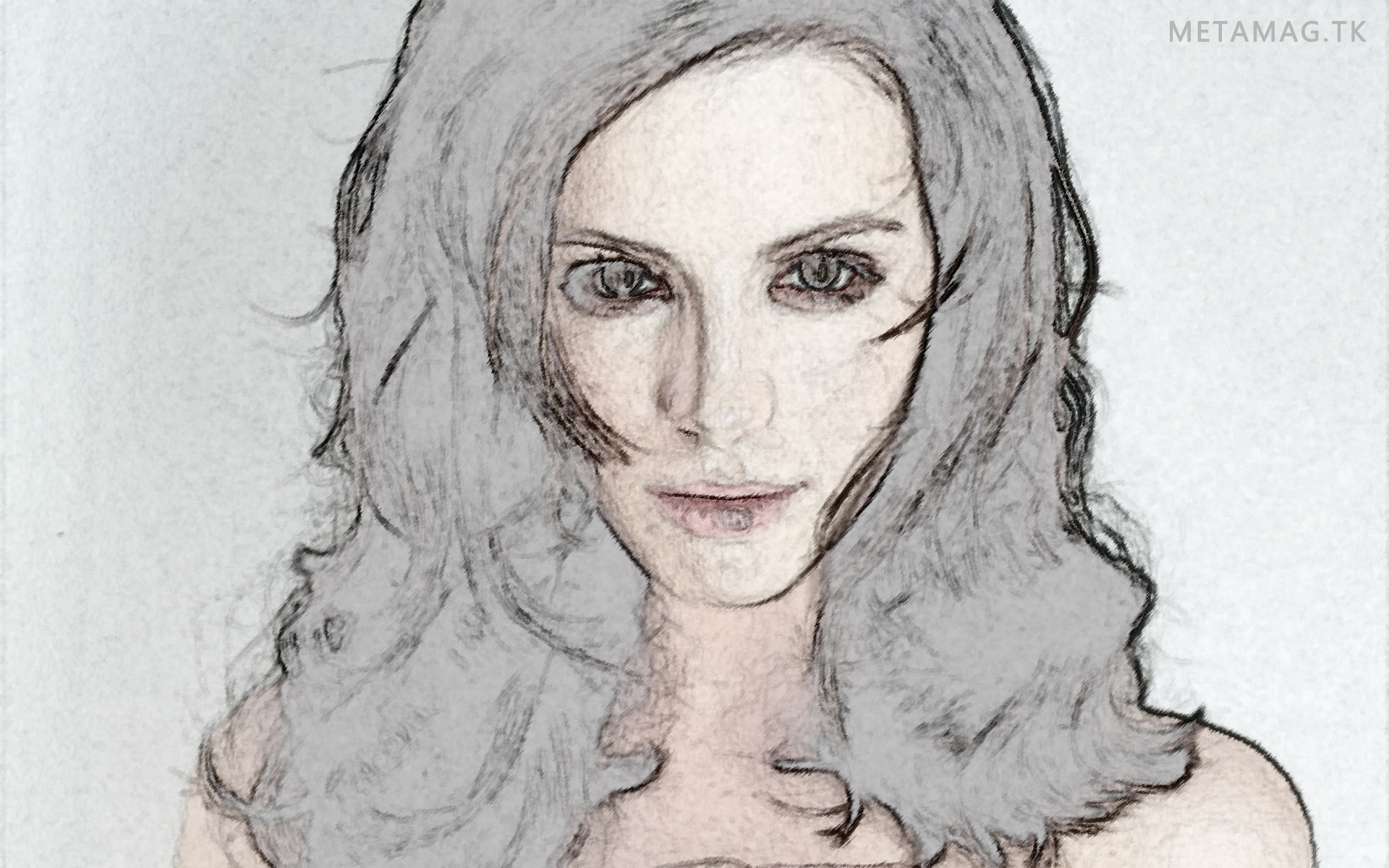 1920x1200 Realistic Sketch Effect By Ribhu - Sketch Effect