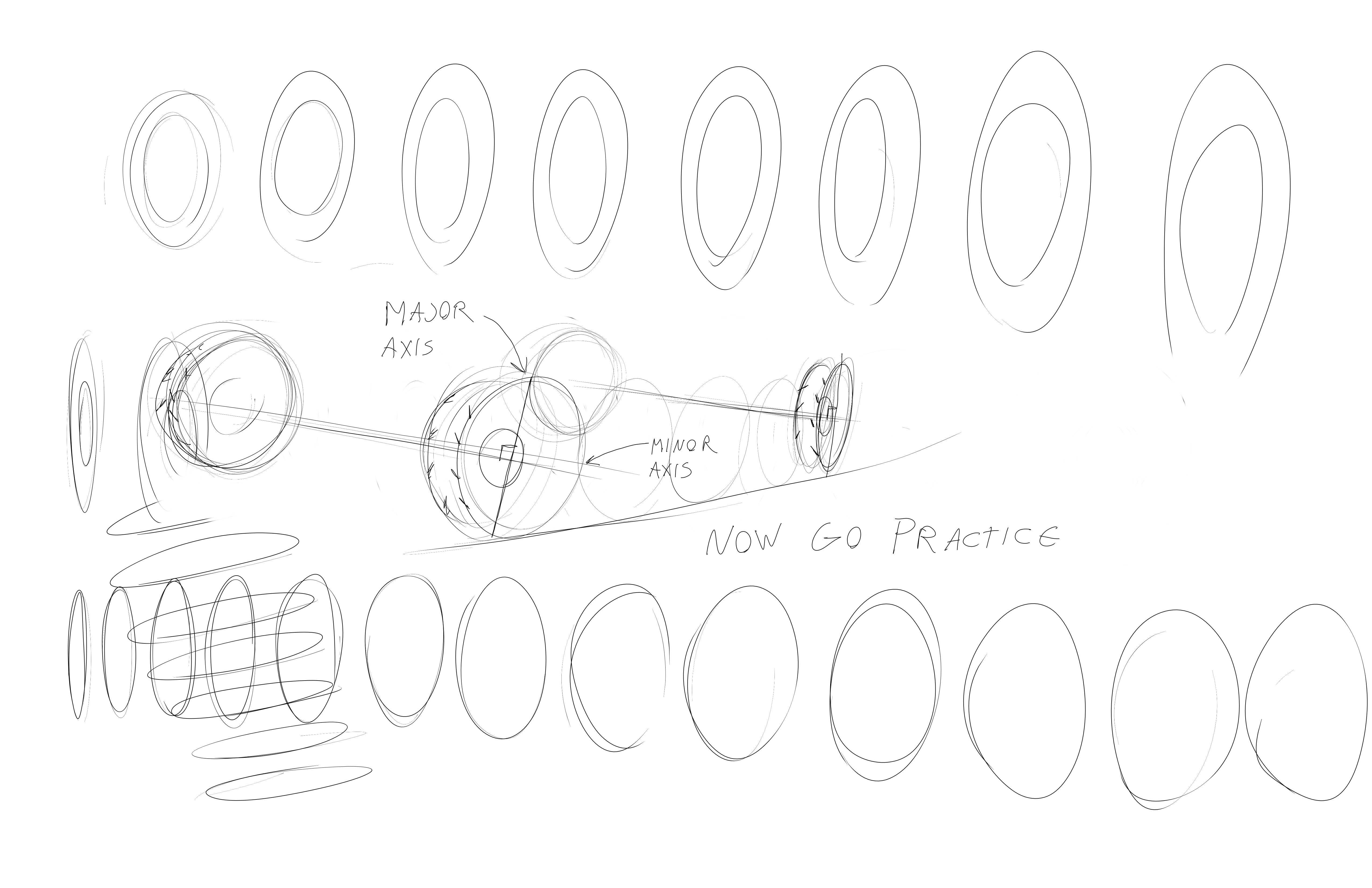 5100x3300 How To Draw Masters Of Chicken Scratch - Sketch Ellipse
