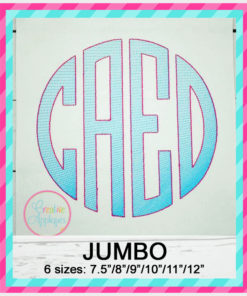 247x296 4 Letter Sketch Stitch Monogram Font - Sketch Embroidery Font