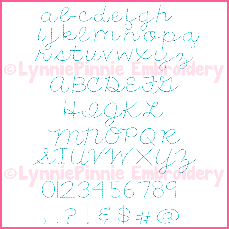 Sketch Embroidery Font at Explore collection of