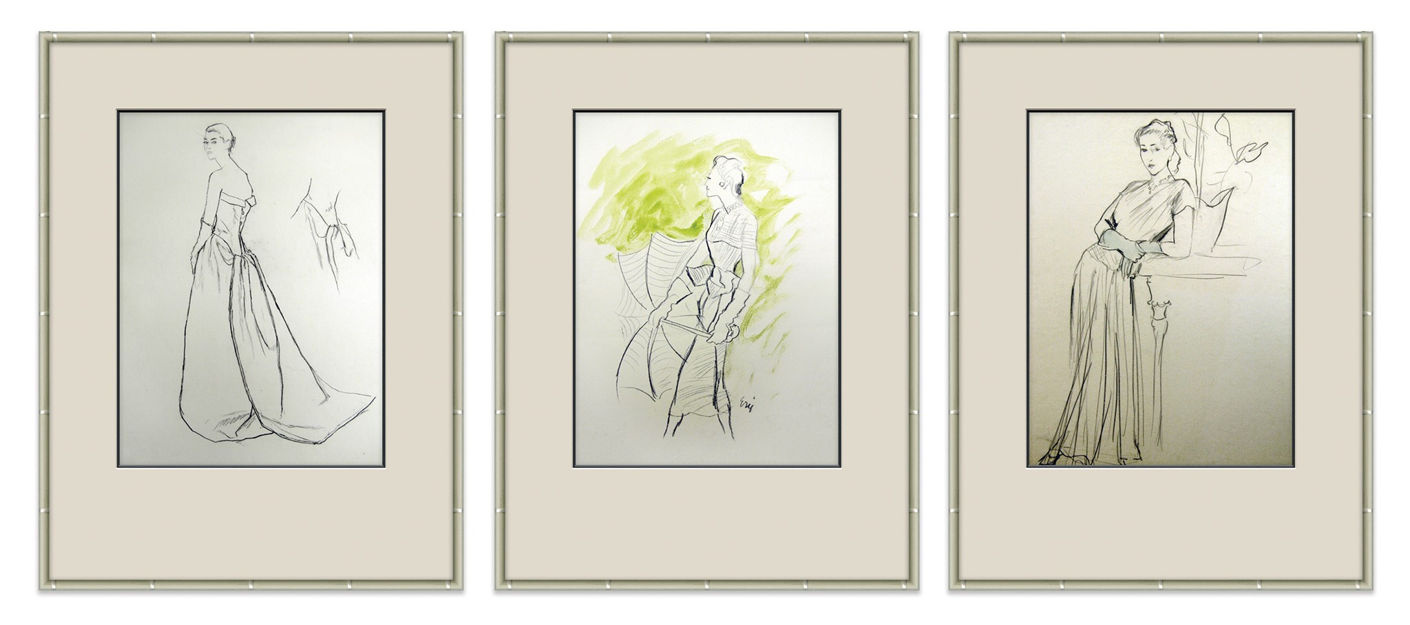 2048x908 Vogue Magazine, Illustration Sketch, Artist Carl Erickson - Sketch Erickson