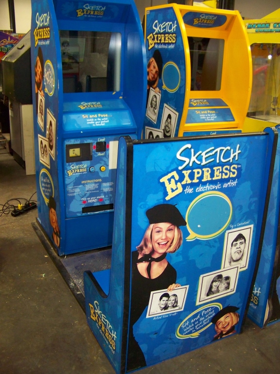 576x768 Sketch Express Photo Style Self Vending Kiosk Item Is In Used - Sketch Express