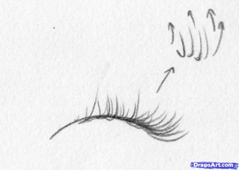 487x346 Pin By Sandy Harvey On Drawing In 2018 Drawings - Sketch Eyelashes