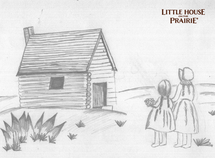 750x550 Little House On The Prairie Pencil Sketch By Fan - Sketch Fan