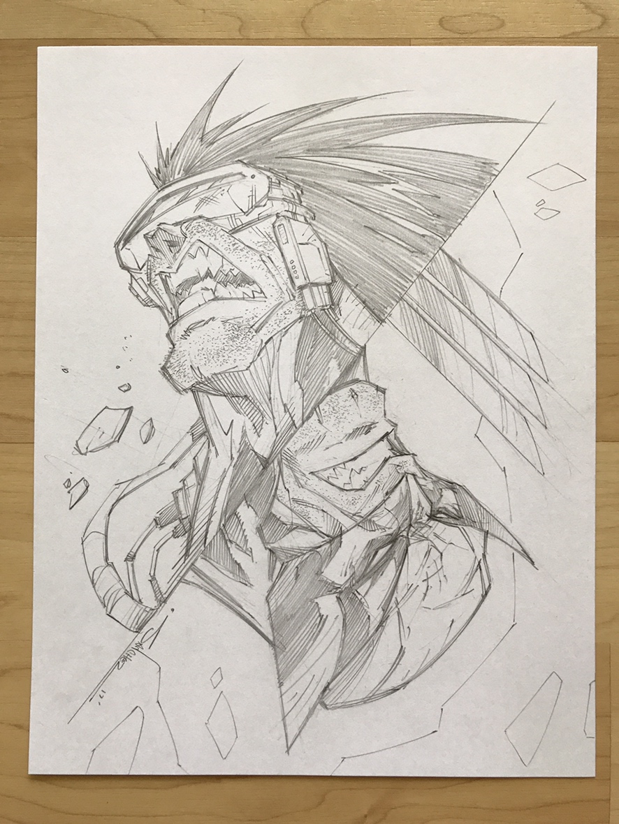 886x1180 Original Art Wolverine Weapon X Pencil Fan Art The Sketch Art Of - Sketch Fan