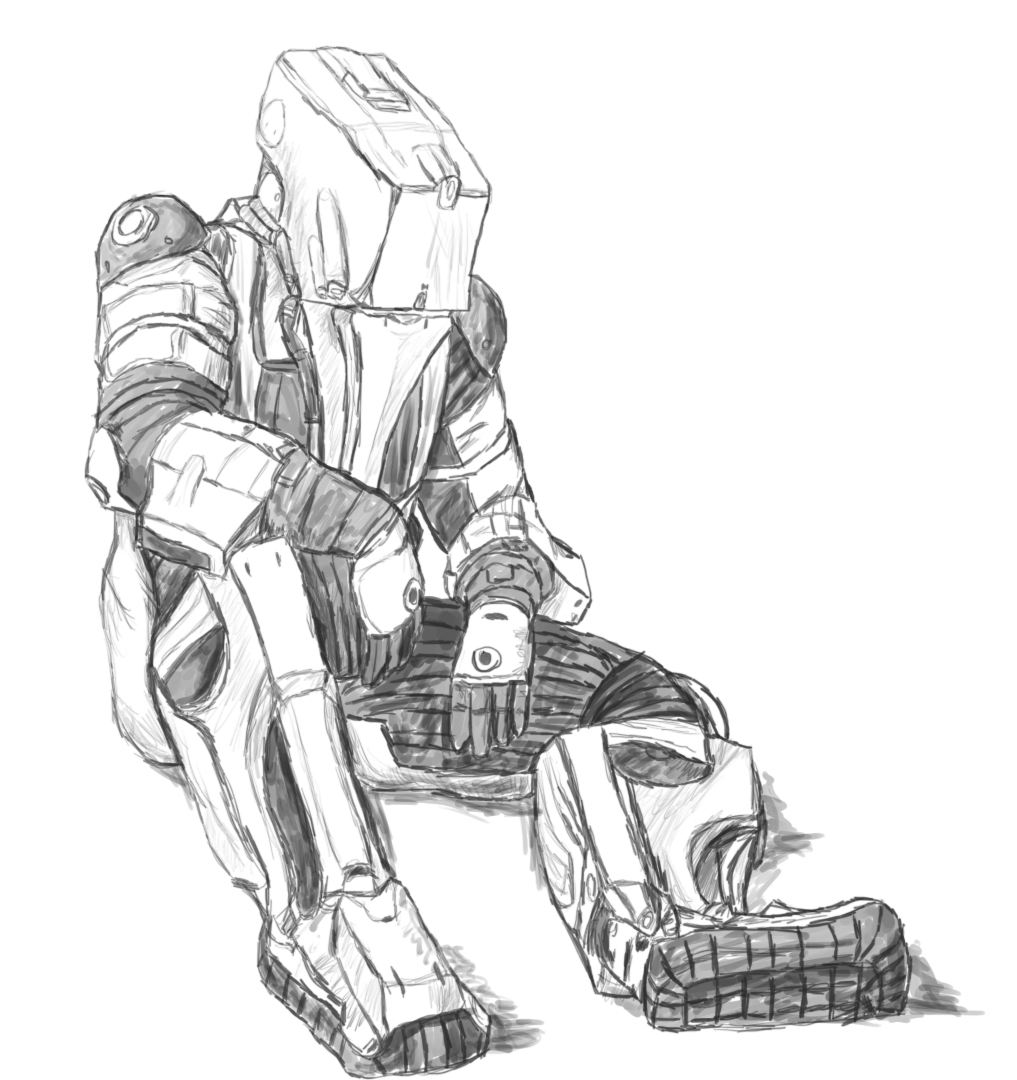 1017x1080 Corpus Crewman Sketch - Sketch Fan