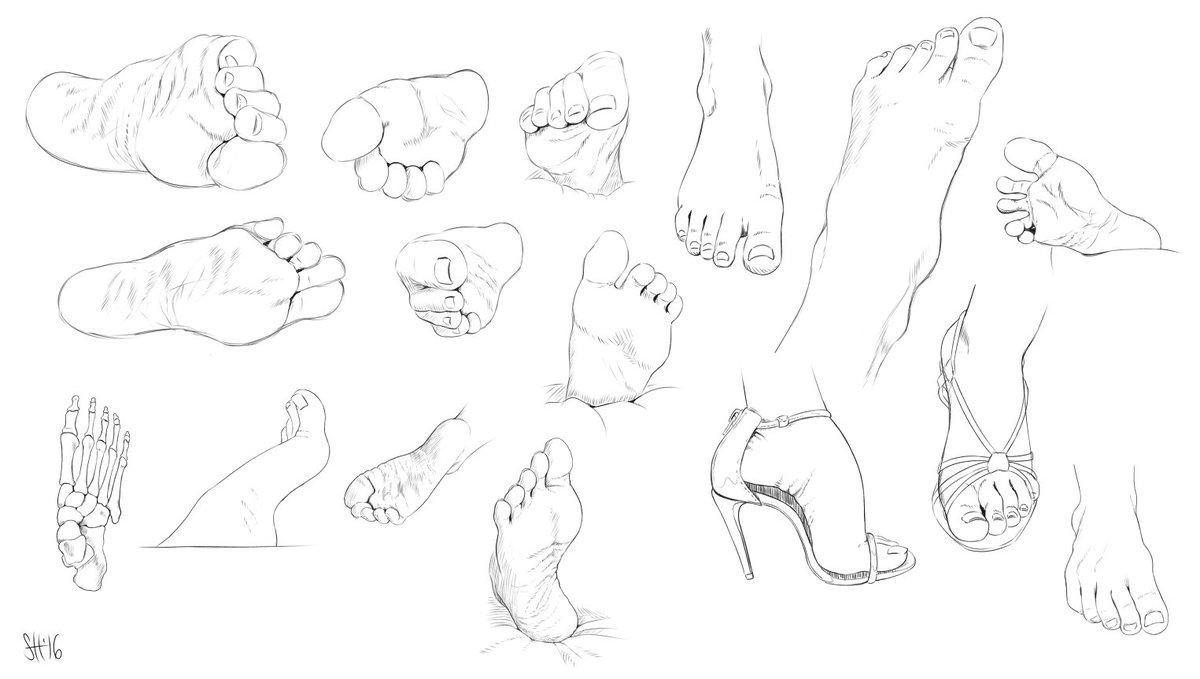 1200x679 Sorc On Twitter Foot Studies! - Sketch Feet