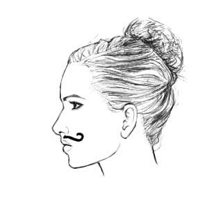 311x311 How To Draw A Female Face In Profile Sharenoesis - Sketch Female