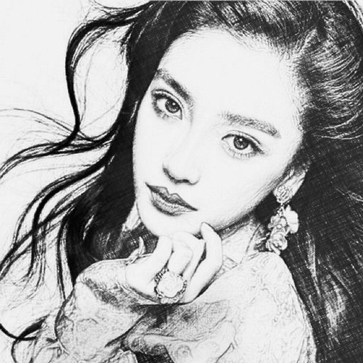 512x512 Portrait Sketch - Sketch Filter