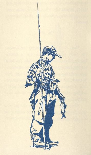 356x603 The Art Of Fishing Oviatt Library - Sketch Fisherman