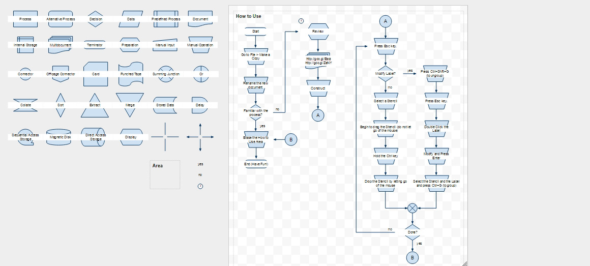 App Flow Chart Template