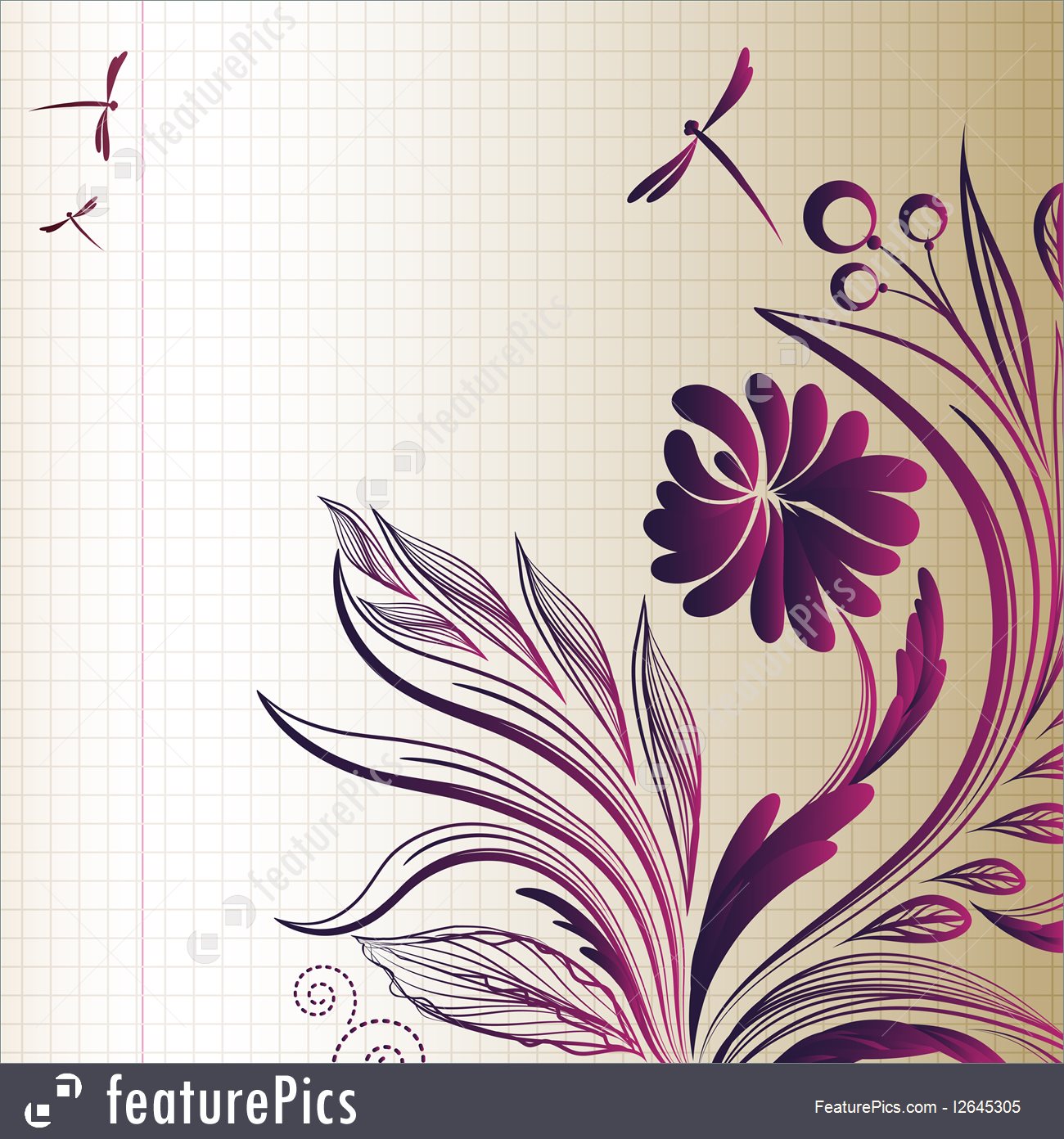 1300x1392 Flowers Sketch Flower - Sketch Flower Pictures
