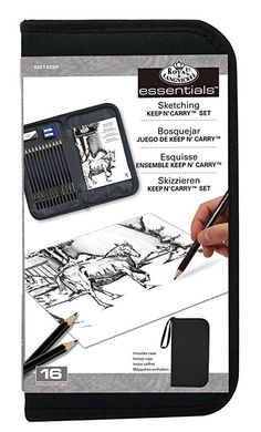 236x390 Compact And Portable Sketch Folio 1 Drawing Kit With Art Supplies - Sketch Folio