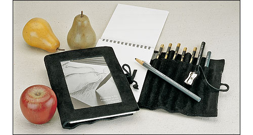 500x267 Suede Sketch Folio - Sketch Folio