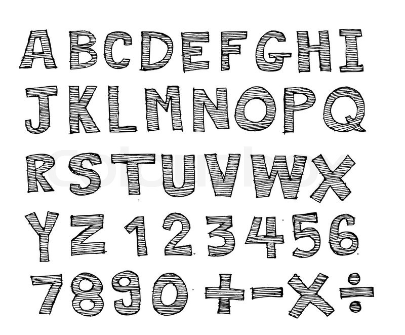 Sketch Font at Explore collection of Sketch Font