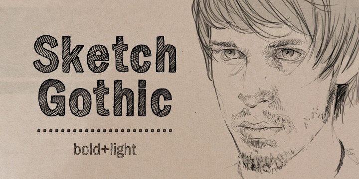 720x360 Free Font Sketch Gothic The Graphic Mac - Sketch Font Free