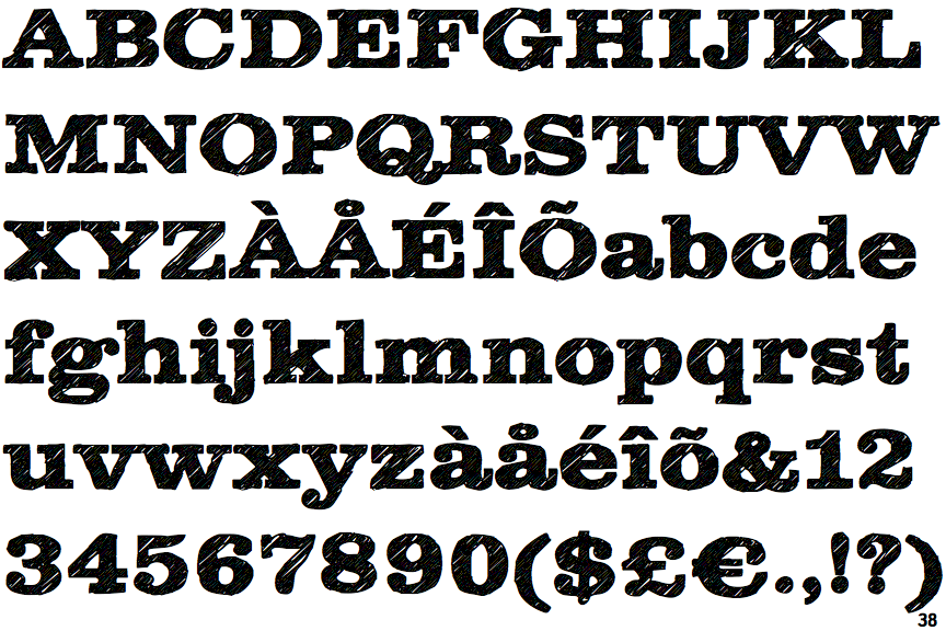 864x576 Identifont - Sketch Font Free