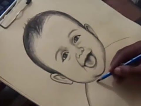 480x360 How To Cute Baby Drawing In Telugu - Sketch For Baby