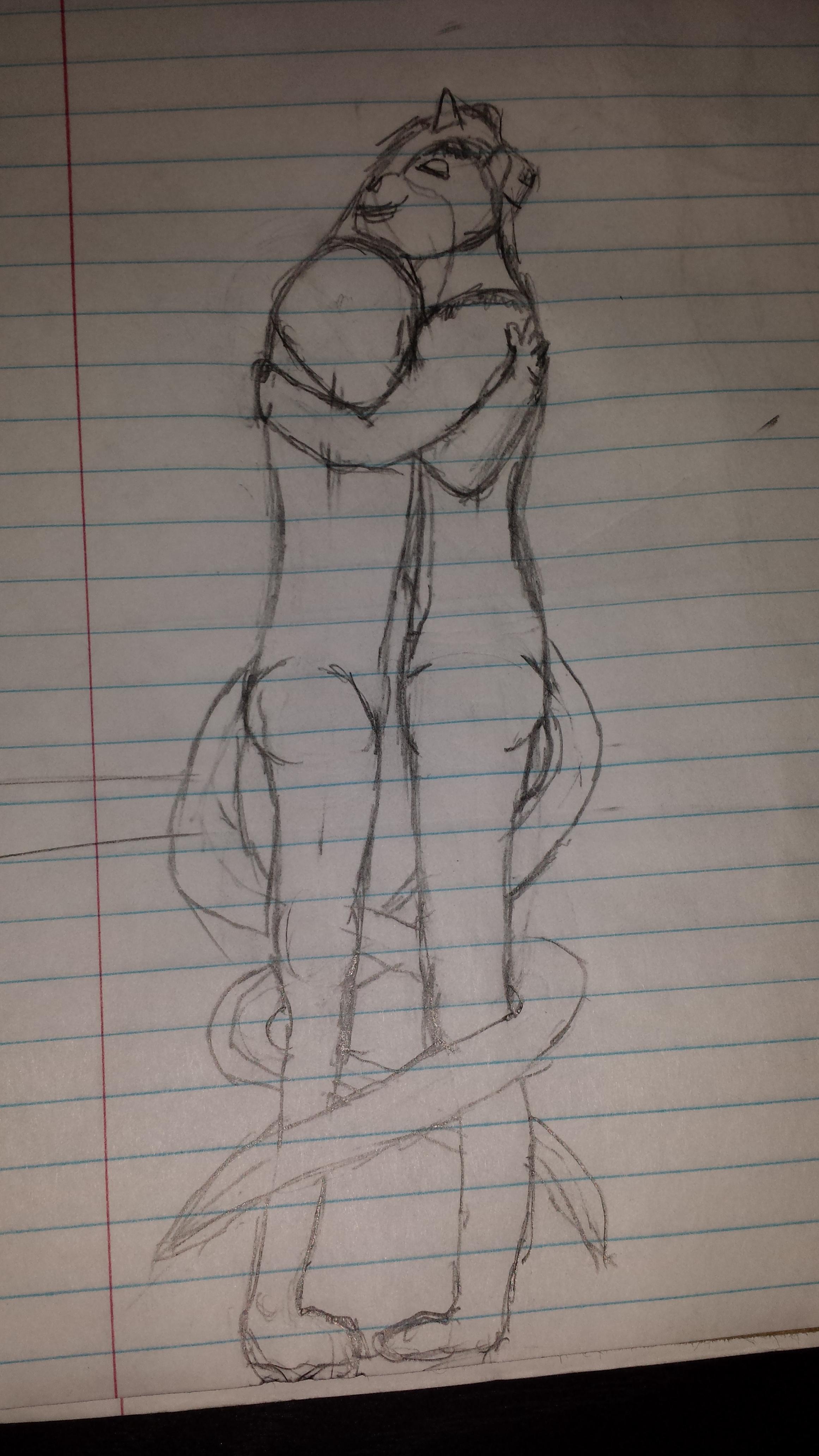 2322x4128 A Drawing Gift For My Boyfriend, Any Critique Welcome (Sorry For - Sketch For Boyfriend