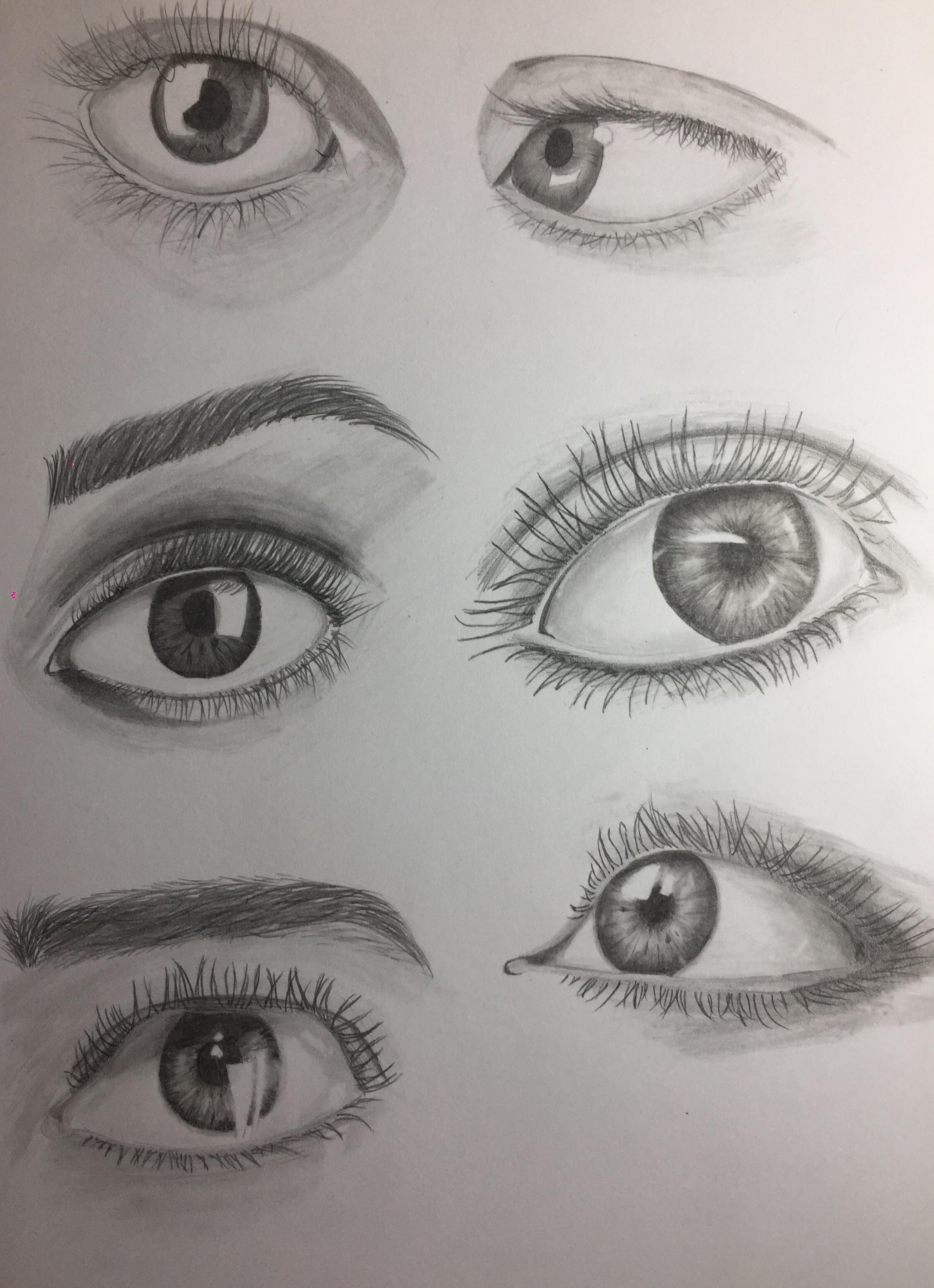 2261x3118 First Time Drawing Eyes - Sketch For Eyes