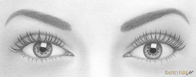 648x255 How To Draw A Pair Of Realistic Eyes Rapidfireart - Sketch For Eyes