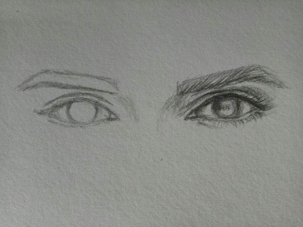 1024x768 Eye Drawing Tutorial The Golden Trio Harry Potter Amino - Sketch For Eyes