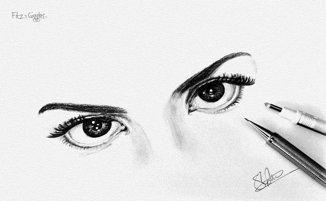 1100x677 Original Pencil Sketches And Drawings By Stephen Irvine - Sketch For Girl