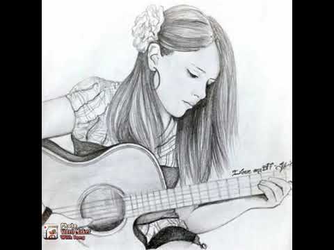 480x360 Sketches Of Boys Girls And Guitar - Sketch For Girl