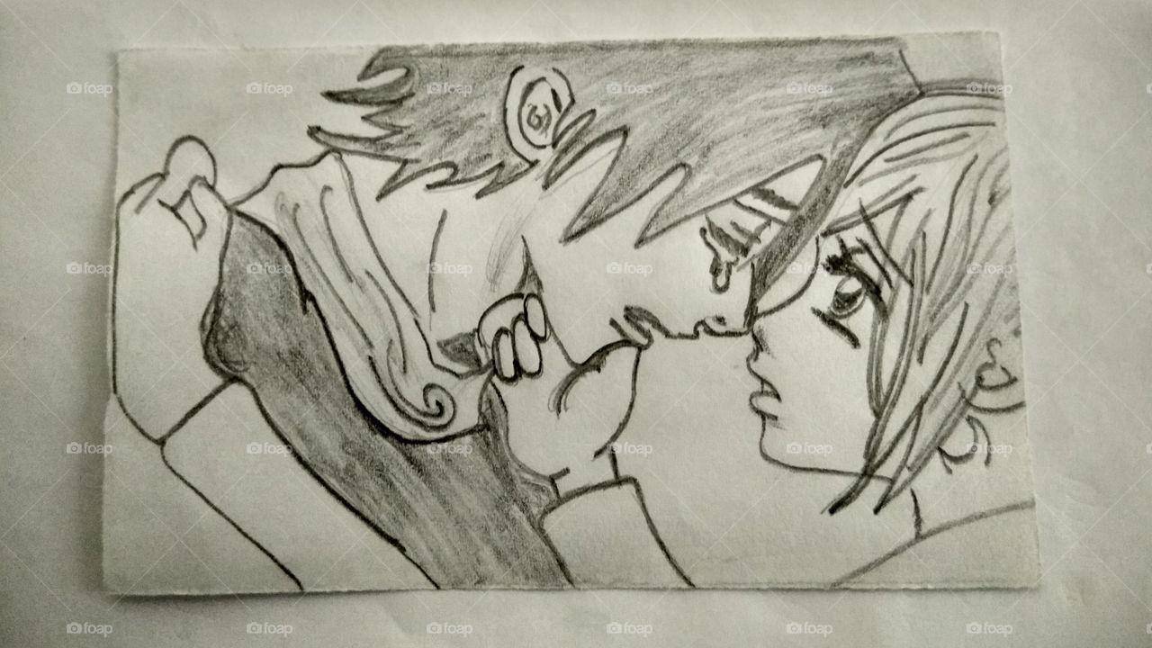 1280x720 Boy Crying With Girlfriend, Best Friendship, Sad Boy - Sketch For Girlfriend