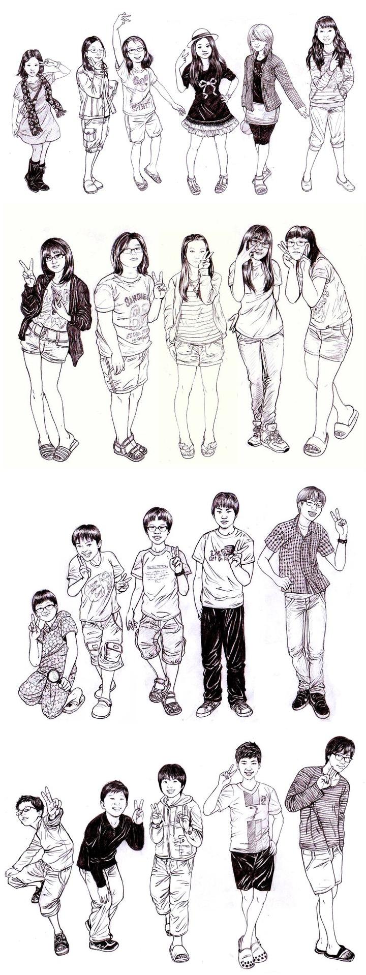 720x1918 Sketch For My Korean Students By Markiebass - Sketch For Students