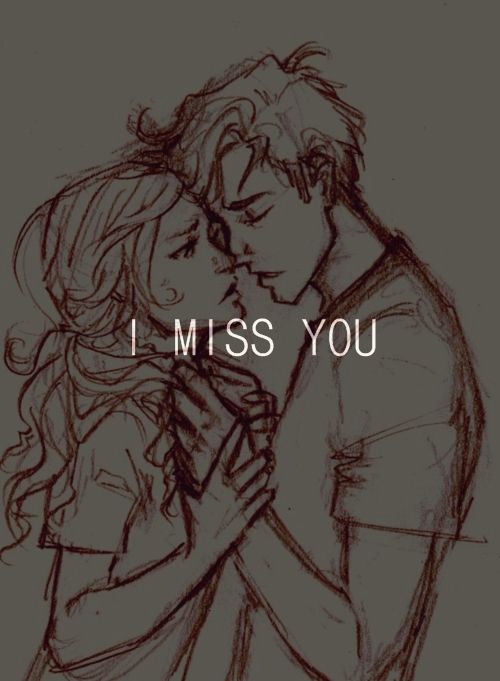 500x681 Boy And Girl I Miss You Sketch - Sketch For You