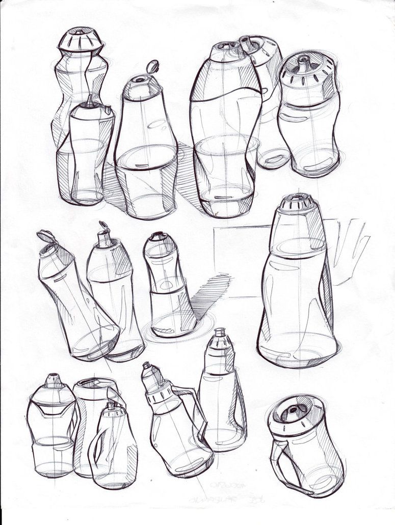 775x1031 Student Example For Line Shape Form Industrial Design Sketches - Sketch Form