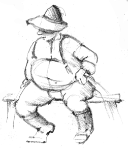 252x291 Sketches Of People - Sketch Fun