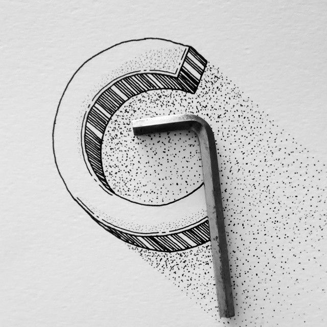 640x640 Garamond Type - Sketch G