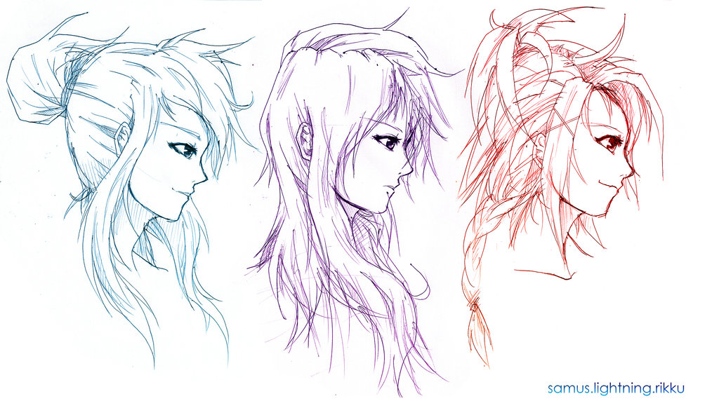 1024x582 Game Girls P1 Sketches By Moxie2d - Sketch Games For Girls