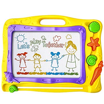 355x355 Magnetic Drawing Board Game - Sketch Games For Kids