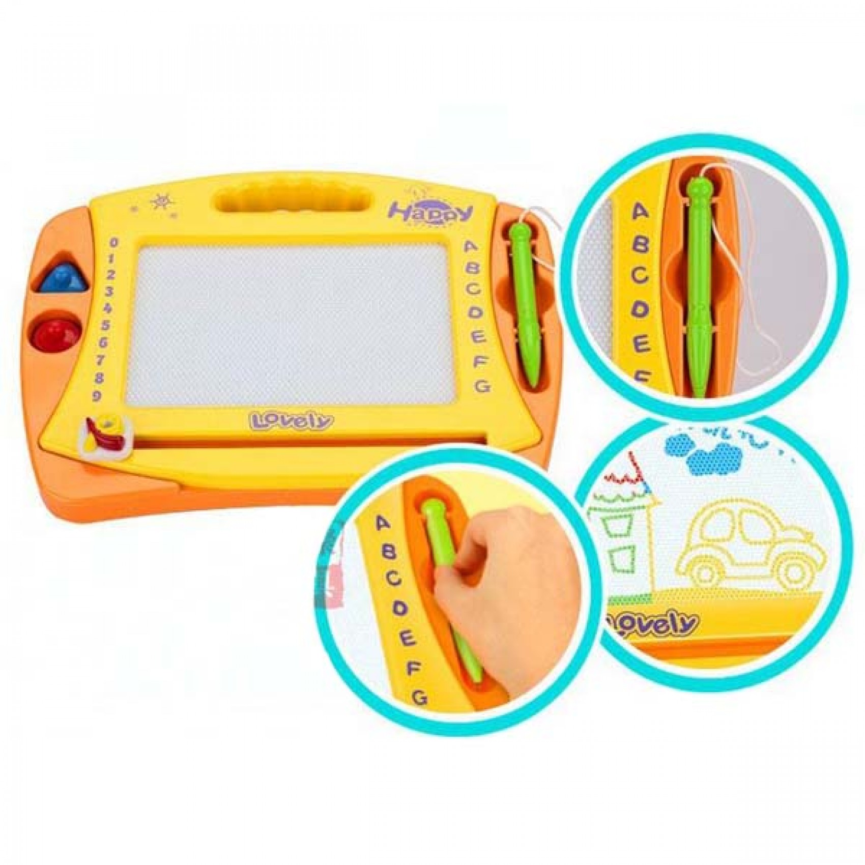 1700x1700 Magnetic Drawing Sketch Pad Doodle Board For Kids - Sketch Games For Kids