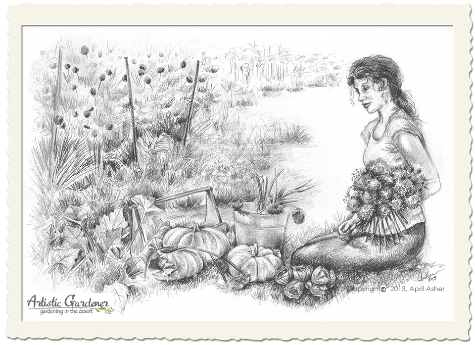 960x697 Garden Sketches Artistic Gardener - Sketch Garden