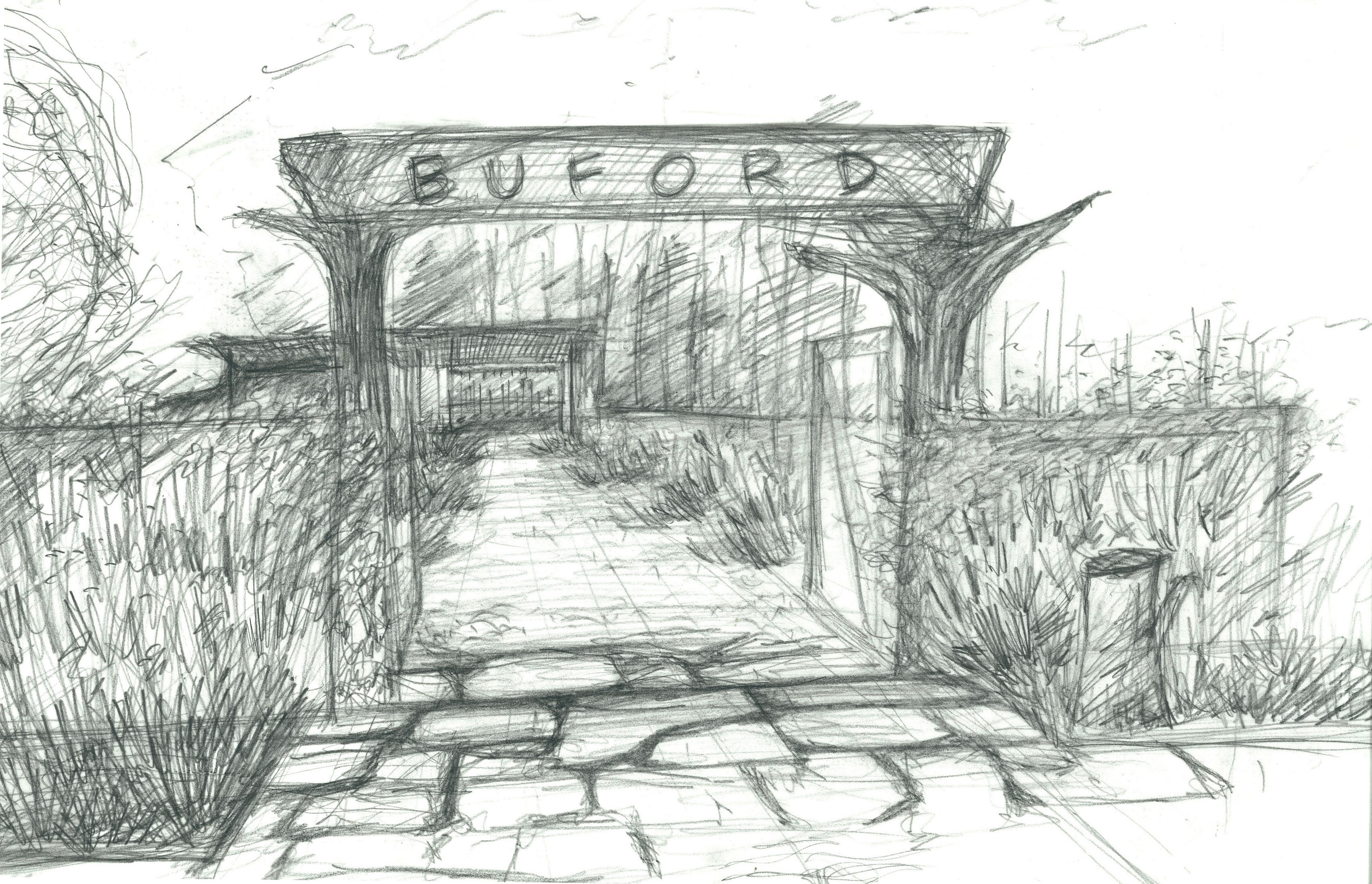 3401x2190 So Much Has Fast! City Schoolyard Garden - Sketch Garden