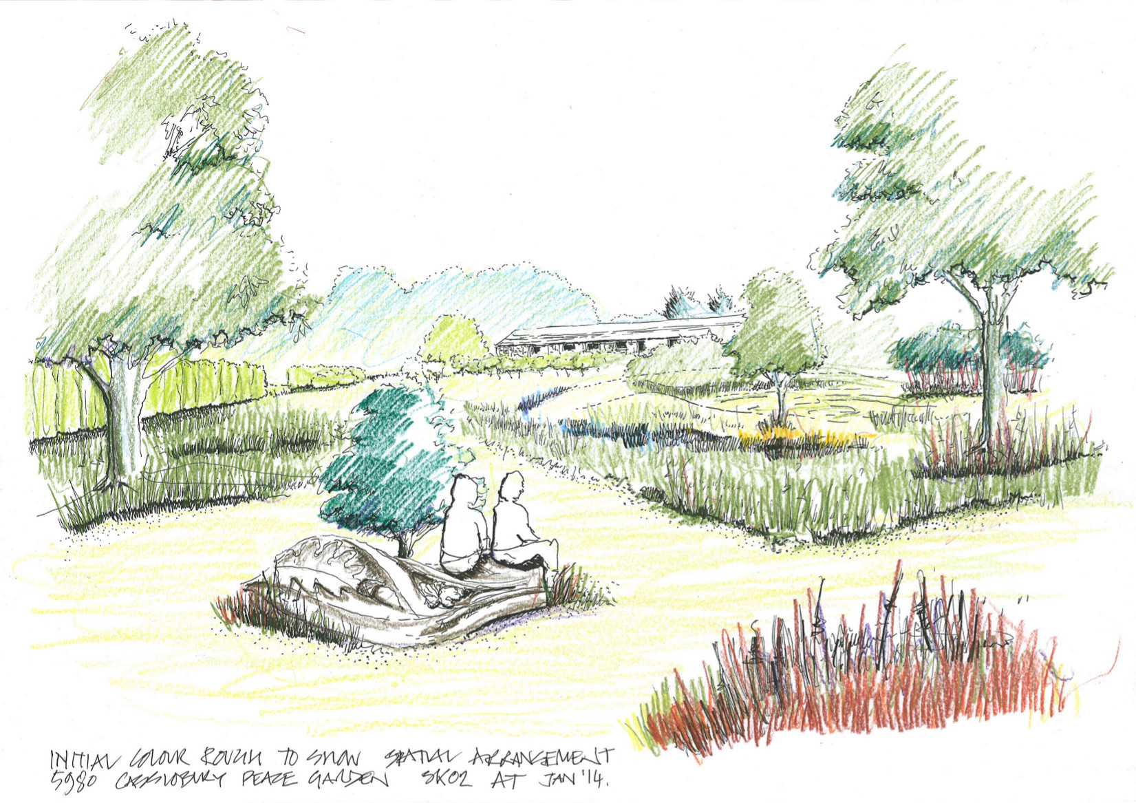 1651x1167 The Watford Peace Garden Wifa - Sketch Garden