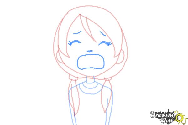 600x400 How To Draw A Girl Crying - Sketch Girl Crying