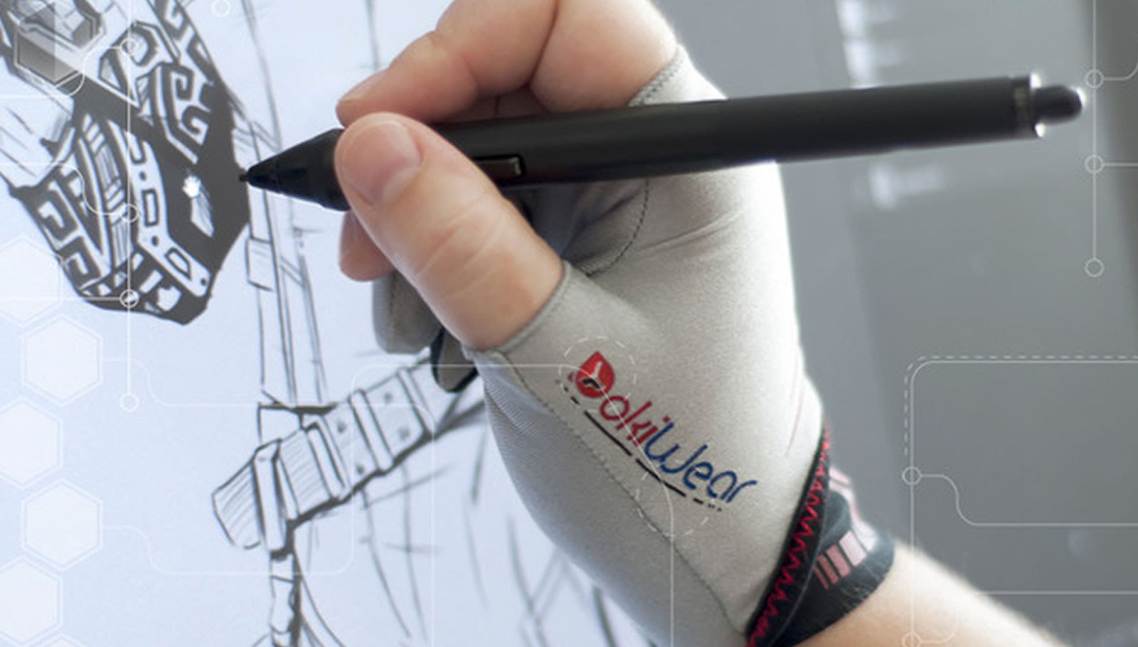 1600x910 Dokiwear The First Art Glove For Ipad Digital Artists ! - Sketch Glove