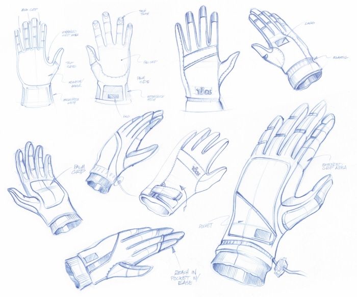 700x583 Glove Concepts By Corey Harris - Sketch Glove