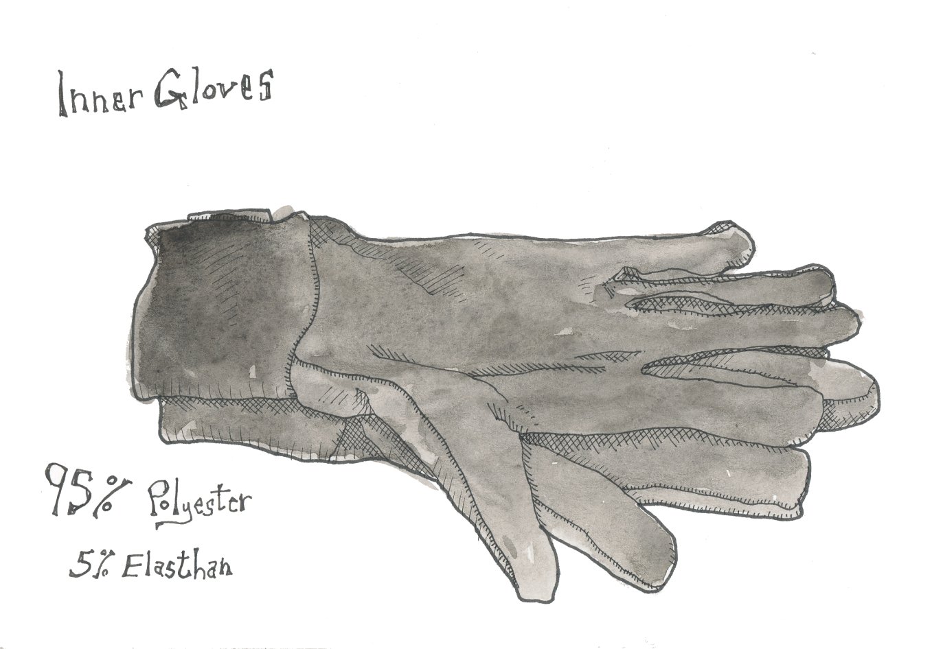1357x946 Gloves Matthew Midgley Illustration - Sketch Glove